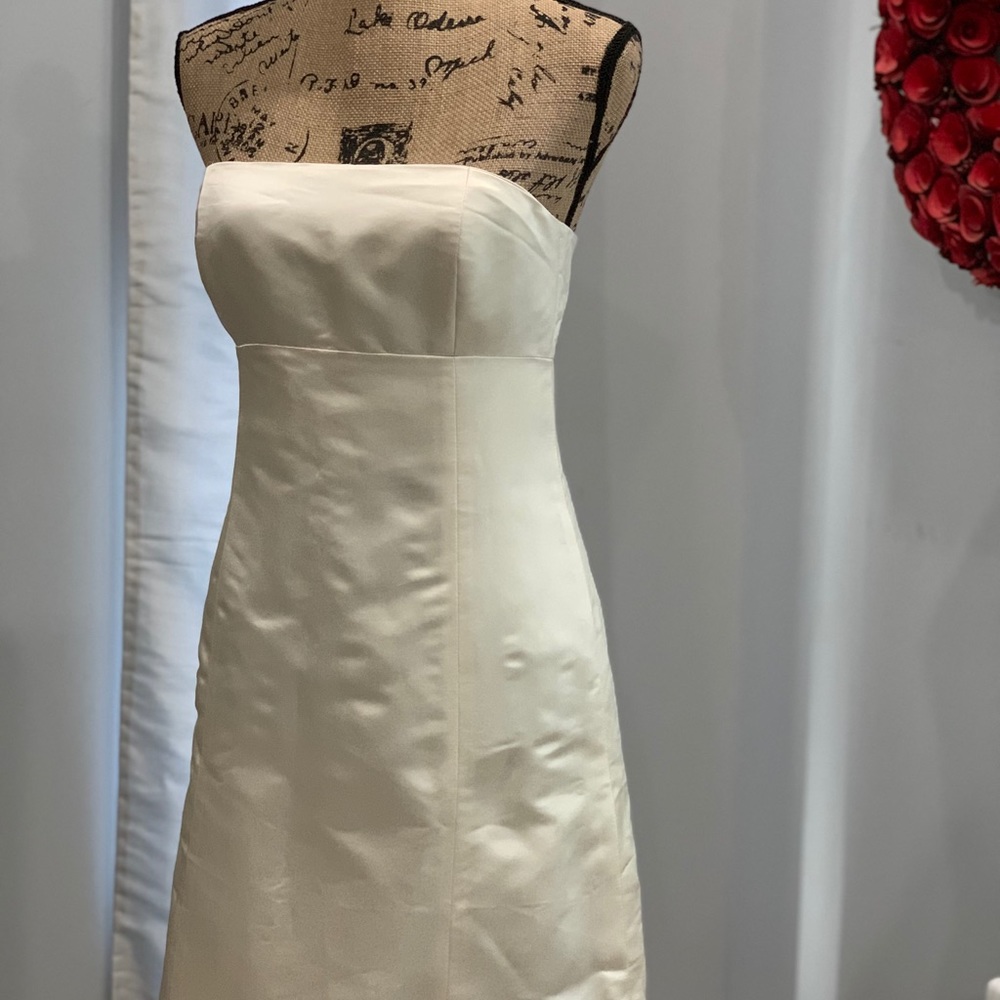 J. Crew Vivian Silk Duchess Strapless Gown Gem